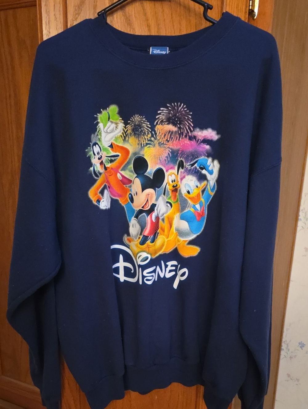 Disney Navy Blue Mickey & Friends Fireworks Sweatshirt